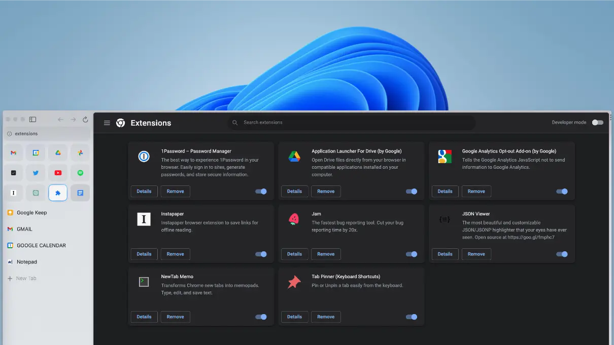 Arc browser - Plugin and extension support - 05