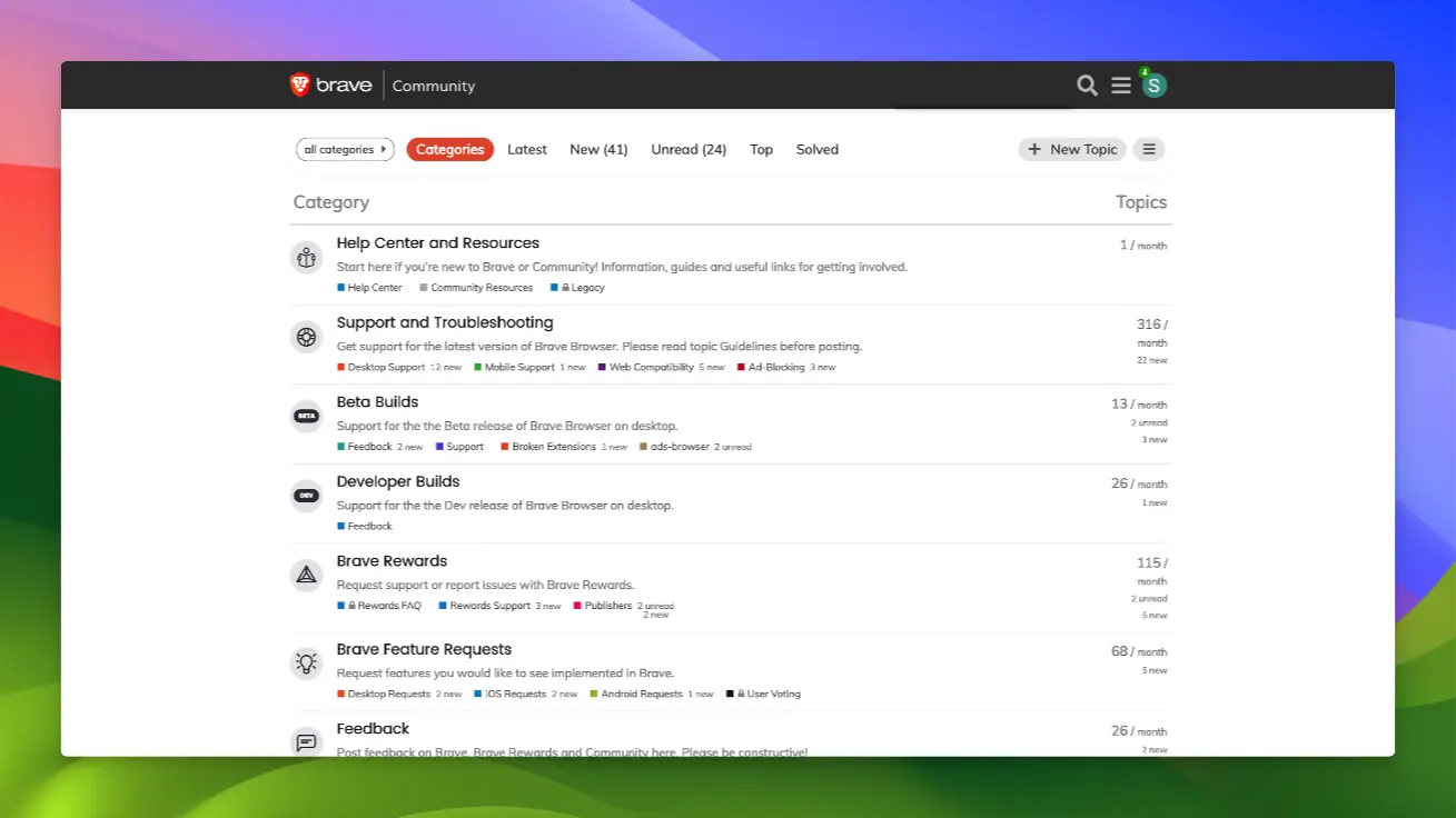 브레이브 5 Brave browser Community - 05