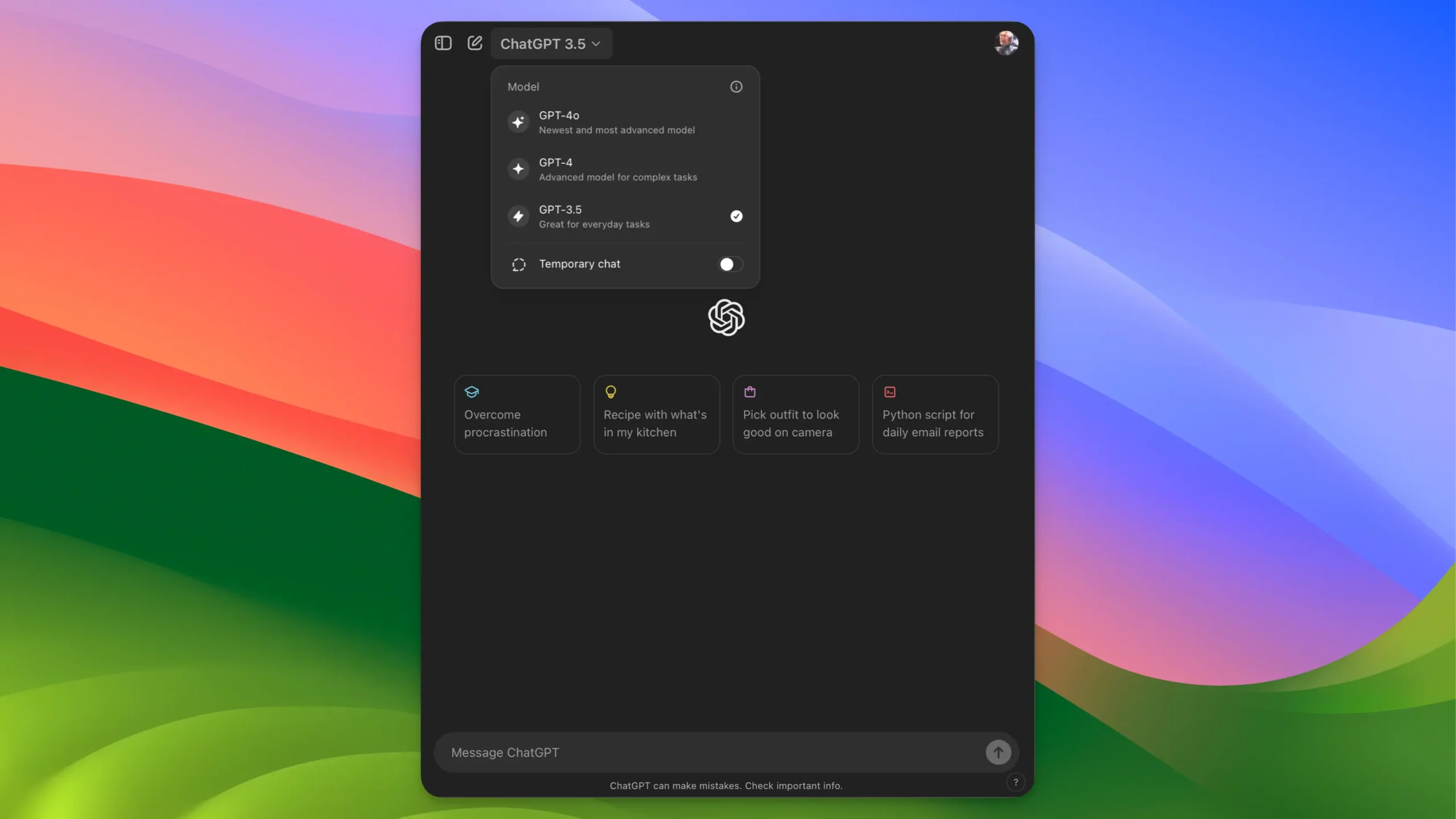 ChatGPT - Model switching capabilities - 01