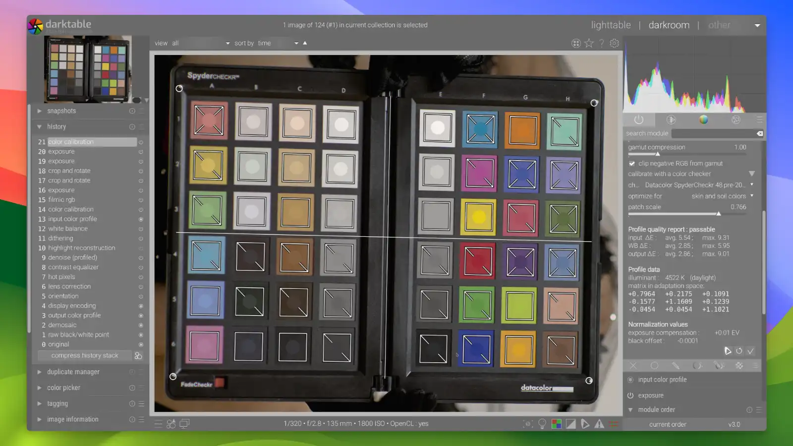 Darktable - Manage colors_04