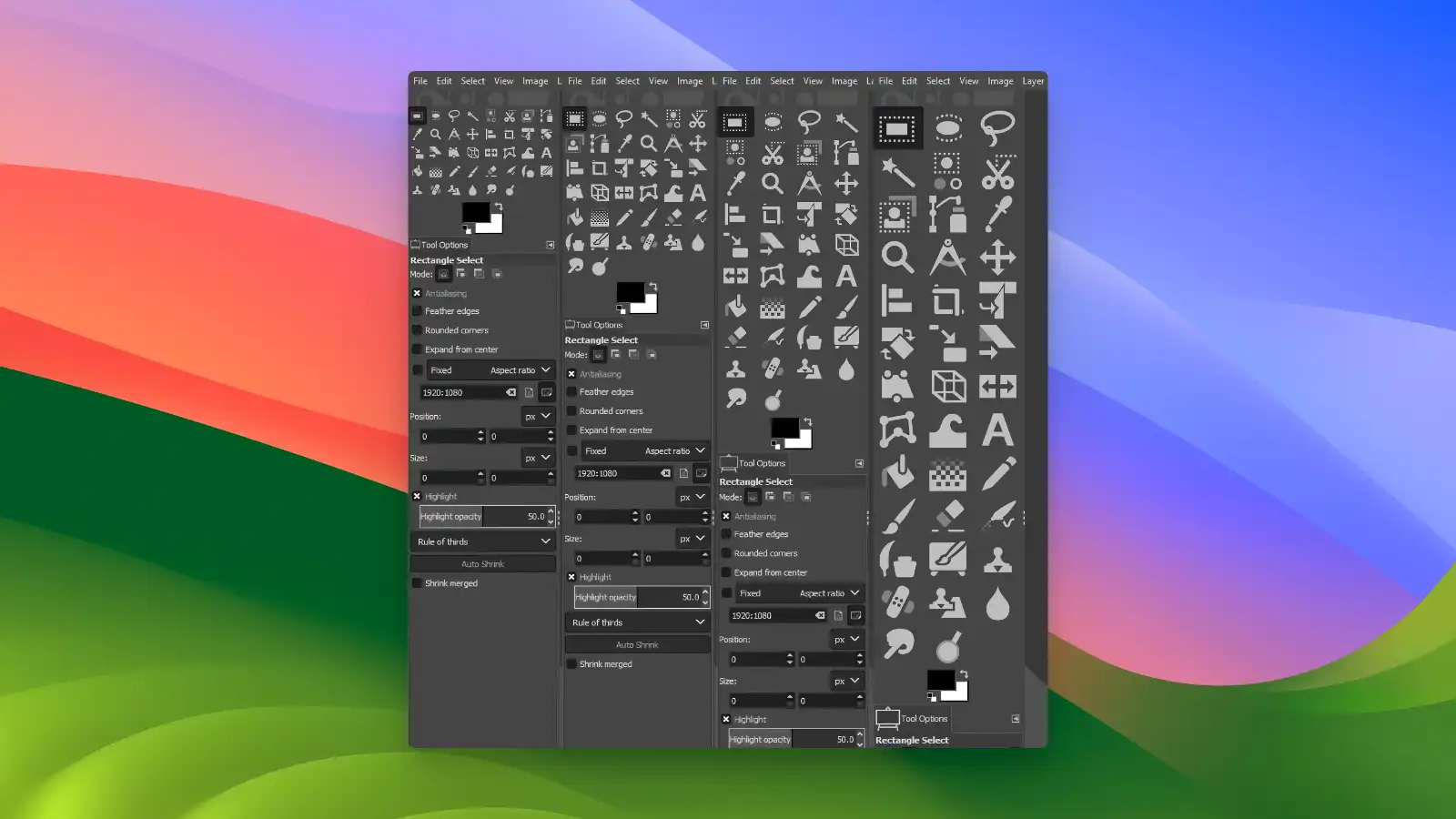 GIMP - variety of image editing tools_01