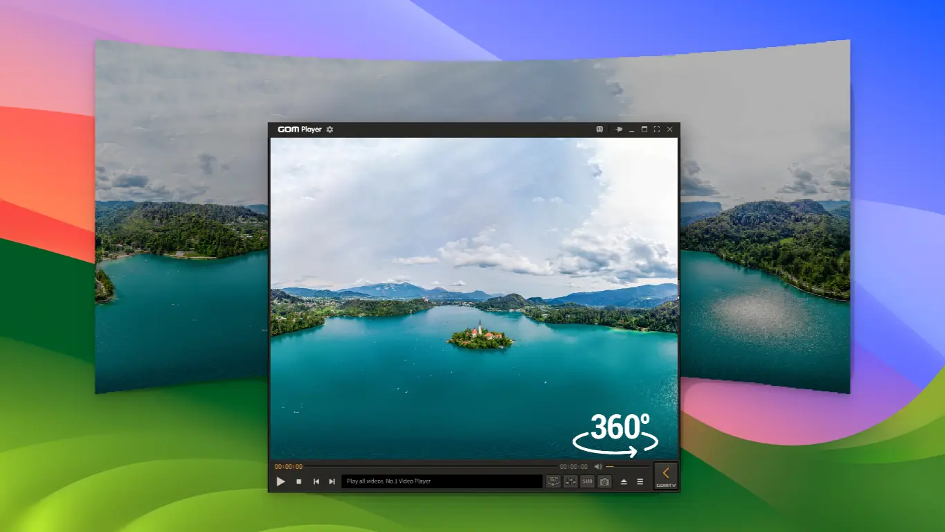곰플레이어 3 GOM Player - Support for 360-degree VR video - 02