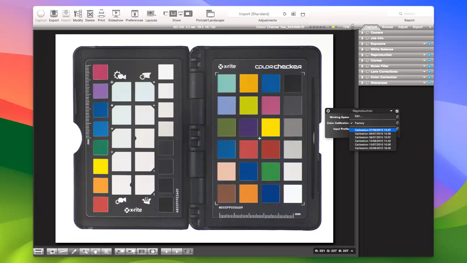 Hasselblad Phocus - Lens calibration_04