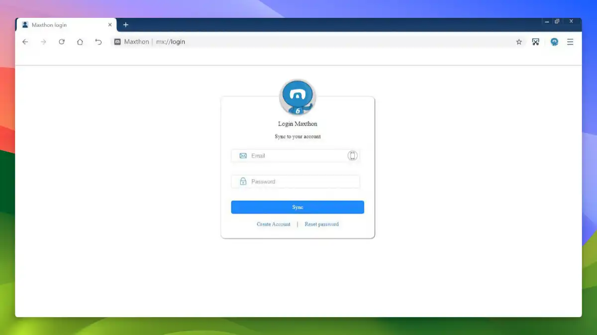 맥스톤 1 Maxthon - Cloud synchronization - 01
