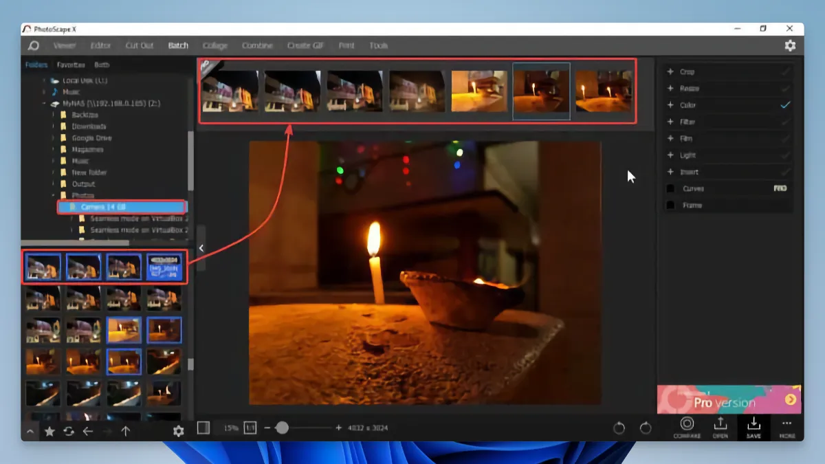 PhotoScape X - Apply filters_03
