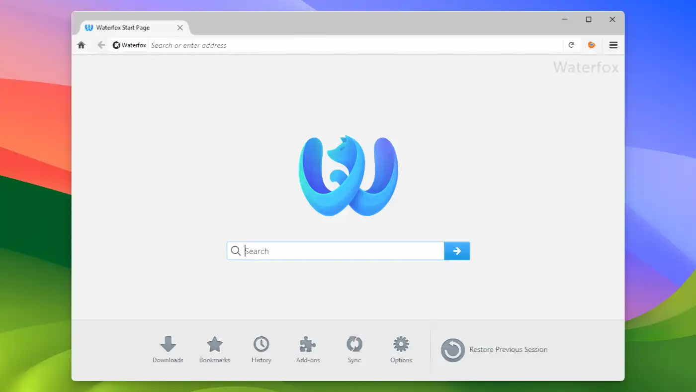 Waterfox 1 Waterfox - 01
