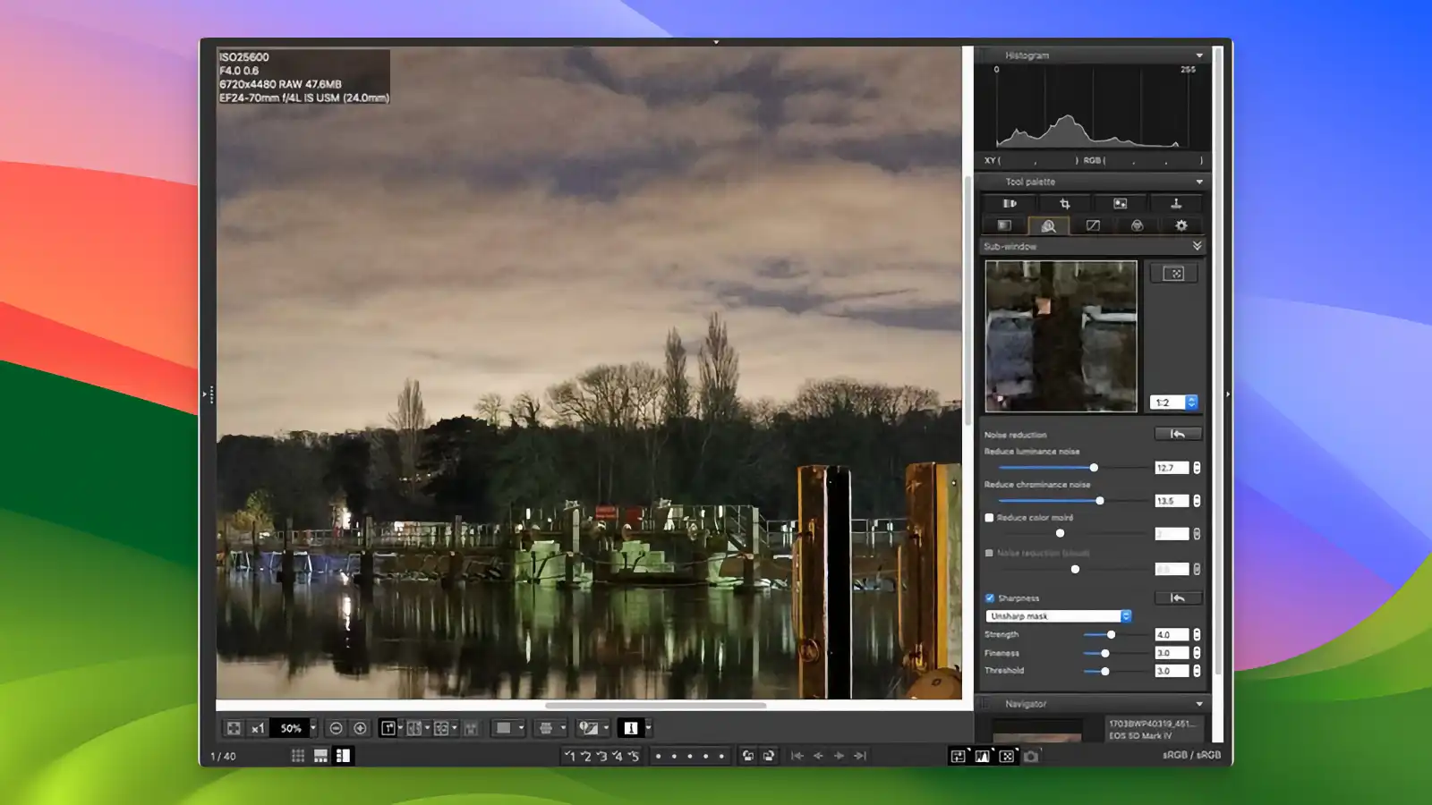 canon digital photo professional - Adjust exposure and contrast_03
